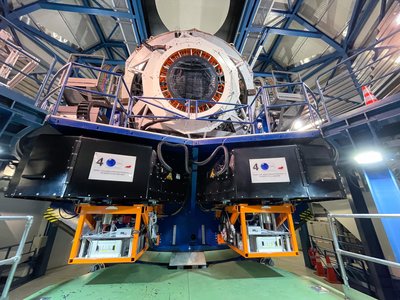 Geräte in einem Teleskop